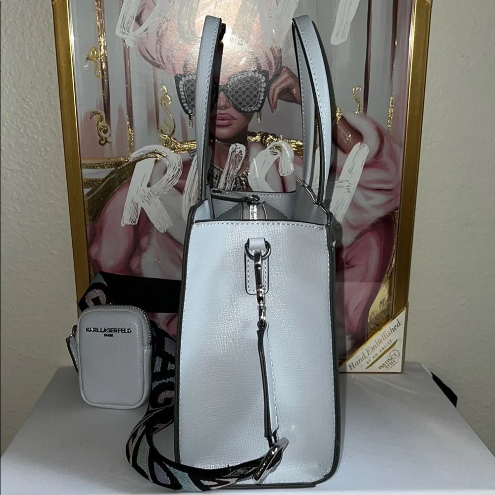 Karl Lagerfeld Crossbody Bag With A Pouch - Picture 6 of 17